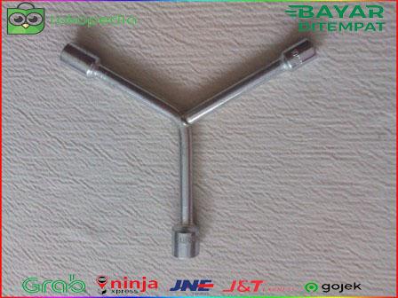 Gambar Kunci Sok Y TEKIRO 8-10-12 MM Pendek / Kunci Y / Kunci Shock / Shocket - NO BRAND dari Mirgashop undefined Tokopedia