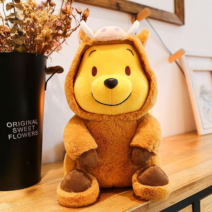 Gambar Boneka Pooh Hoodie Pig 35cm Boneka Winnie The Pooh Boneka Bear STEF - Pig 35cm dari Stefanny Shop undefined Tokopedia