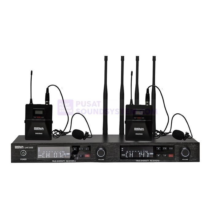 Jual Biema UHF2688 SM2 Biema UHF 2688 SM2 Wireless Microphone Clip jual-biema-uhf2688-sm2-biema-uhf-2688-sm2-wireless-microphone-clip