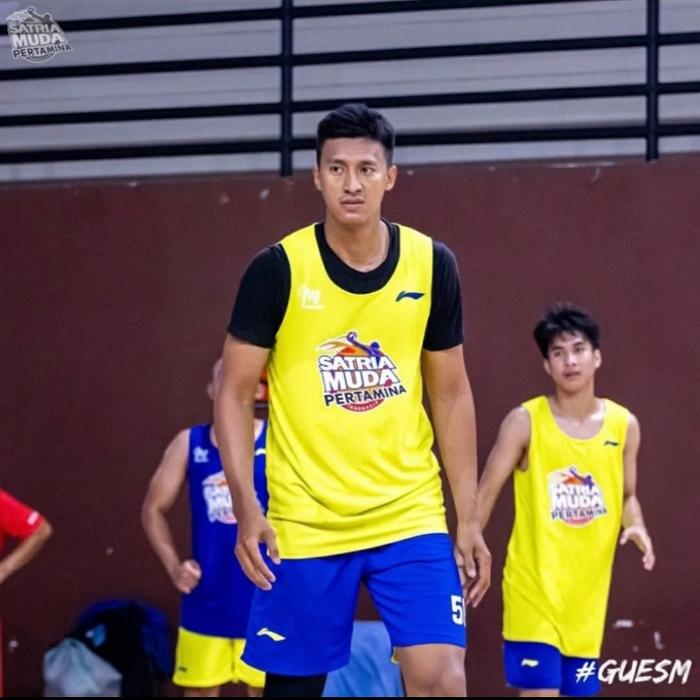 Gambar Jersey Basket Satria Muda Pertamina setelan Basket Reversible - BIRU-KUNING, S dari erlanggajersey undefined Tokopedia