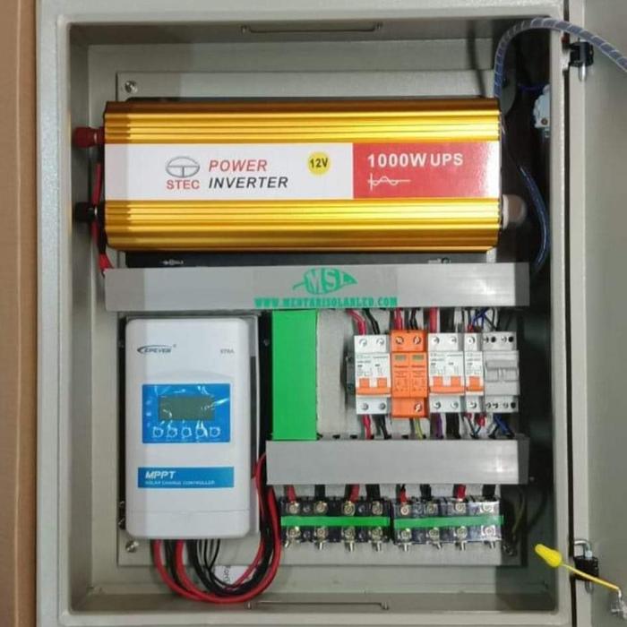 Paket Inverter Mppt Puresine Wave 1000W with Charger UPS Mode