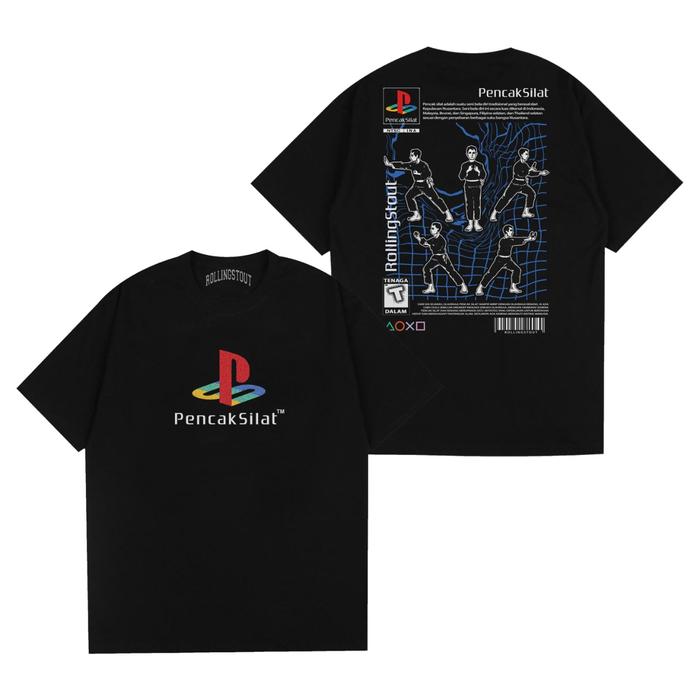 Gambar Rollingstout T-shirt - Pencak Silat - Hitam, S dari Rollingstout undefined Tokopedia