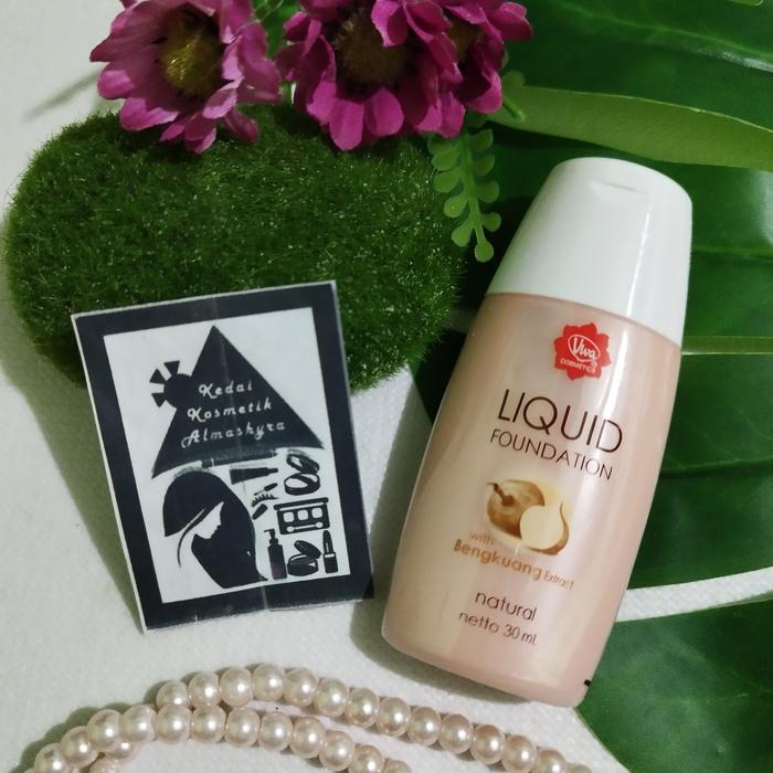 Gambar Viva Liquid Foundation With Bengkuang Extract - Natural dari Kedai Kosmetik Almashyra undefined Tokopedia
