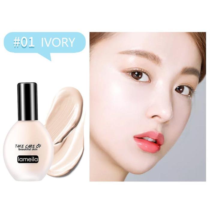 Gambar LAMEILA 3071 HYDRATING CONCEALER LIQUID FOUNDATION WATERPROOF - #01 dari shinningbeauty12 undefined Tokopedia