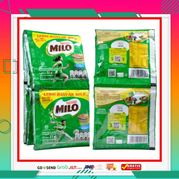 Gambar Milo Active-Go Susu Coklat Serbuk Sachet 22gr Harga Satu Renceng dari HappyLariss undefined Tokopedia