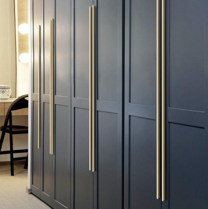 Gambar Gagang Pintu Lemari Laci Bentuk T Bahan Aluminum Alloy 1 meter - Gold, 96mm dari HDCO Official Store undefined Tokopedia