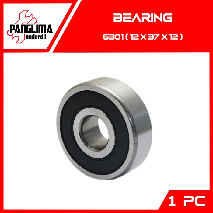 Gambar "Bearing 301 2RS Laher-Bering-Bantalan Roda Motor Honda/Yamaha/Suzuki - Grade B-Random dari Panglima Onderdil undefined Tokopedia