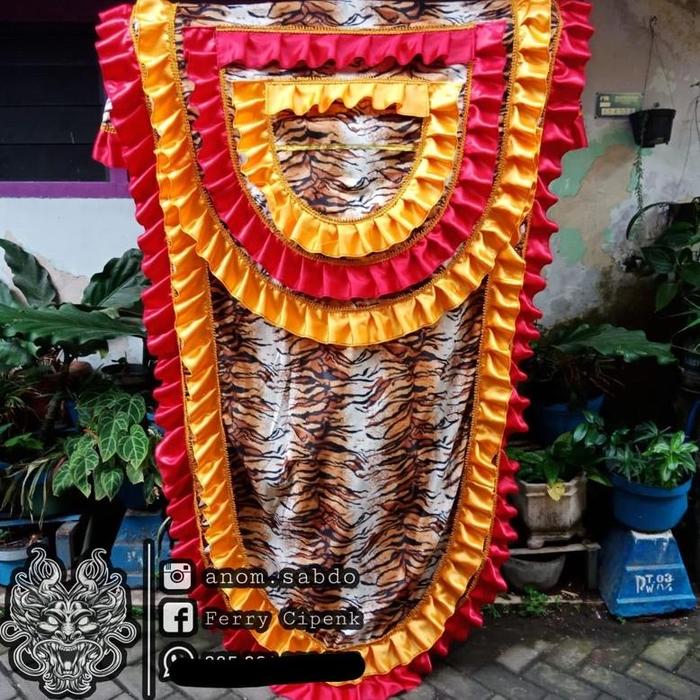 Gambar KEMUL | BARONGAN | BLUDRU | MACAN | LEGOWOAN | 3sap - MERAH KUNING, 175cm SMP dari TOKO ALIBARA undefined Tokopedia