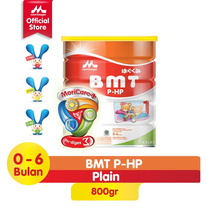 Gambar Morinaga BMT PHP 1 Plain 800gr - Susu Formula Anak Bayi Usia 0-6 Bulan - Tawar, 800gr dari Hokky Baby And Kids Shop undefined Tokopedia