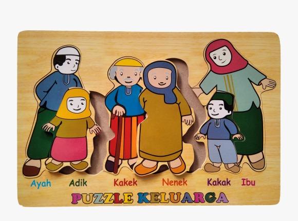 Gambar PUZZLE PAPAN KAYU KELUARGA - MAINAN EDUKASI PUZZLE KELUARGA dari Grosir Murah Mainan Official undefined Tokopedia
