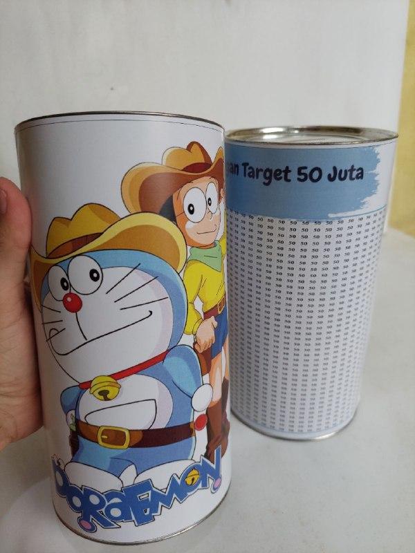 Gambar Celengan Target 50 Juta 50k L Buka tutup Permanen Tabungan karakter - 50jt dora, L permanen dari Kunciselamat undefined Tokopedia