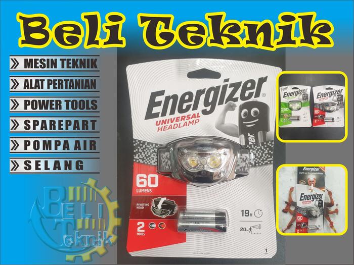 Gambar HEAD LAMP/SENTER KEPALA ENERGIZER 3 LED dari BeliTeknik_NEW undefined Tokopedia