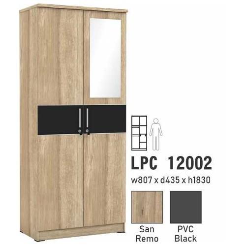 Gambar Lemari Pakaian Minimalis 2 Pintu Holly - LPC 12002 dari JTH Furniture undefined Tokopedia