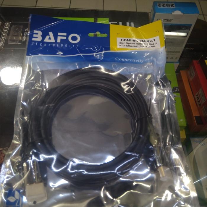 Gambar Kabel BAFO HDMI 8k 2.1 Version [2M, 3M, 5M] - 2M V2.1 (8K) dari KSS Komputer undefined Tokopedia