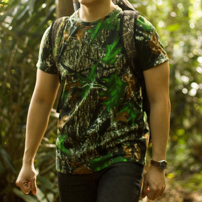 Gambar KAOS HUNTING HS CAMO OBLONG TANGAN PENDEK KS014 - M dari Megah Sports undefined Tokopedia