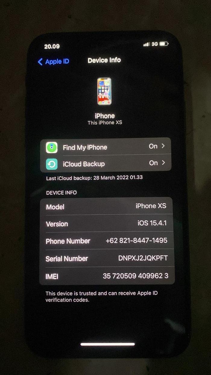 Handphone Ios Jual Iphone XS 256 GB Second Garansi Ibox - Kota Tangerang Selatan ...