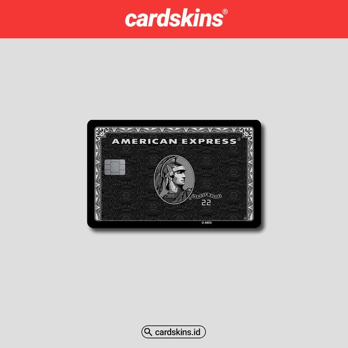 Gambar BLACK CARD | Skin/Sticker Kartu ATM - AMEX, Chip dari Cardskins undefined Tokopedia