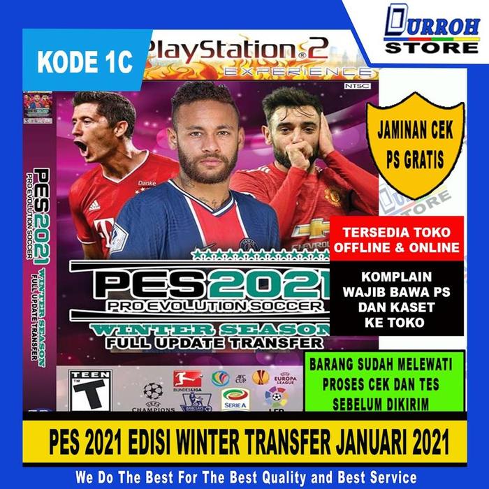 Gambar KASET GAME PS2 / PS 2 / PLAYSTATION 2 BOLA PES 2021 - 1C, NO COVER dari tukulwiji undefined Tokopedia