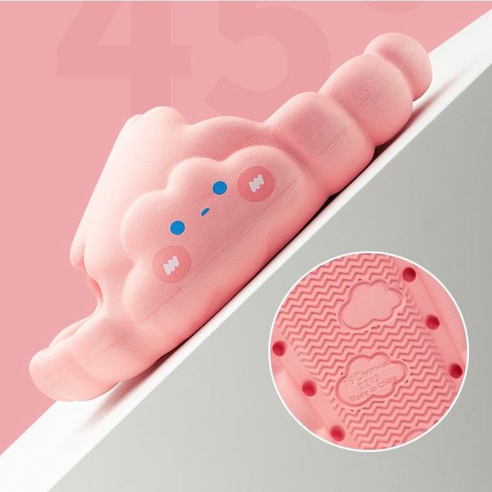 Gambar SANDAL SELOP PREMIUM WANITA MODEL AWAN CLOUD IMPORT ANTISELIP PUTIH - Merah Muda, 36-37 dari Nocturnal ID 18 undefined Tokopedia