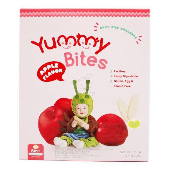 Gambar Yummy Bites Rice Crackers Apple 6+ 50 Gr Box - 27 DEC 22 dari Little Avant_NEW undefined Tokopedia