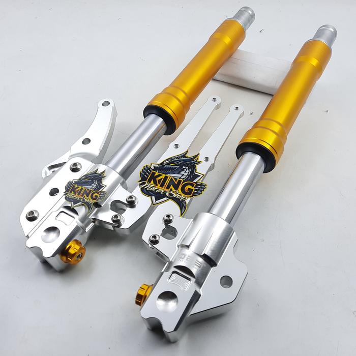 Gambar Shock USD NMAX shock depan NMAX UPSIDE DOWN - Kuning, nmax dari King Motor Shop(KMS) undefined Tokopedia
