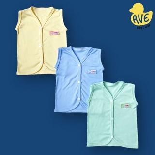 Gambar AVE Baju Bayi Kancing Tanpa Lengan Warna Polos 0-9 Bulan Premium - Biru dari AVE BABY WEAR undefined Tokopedia