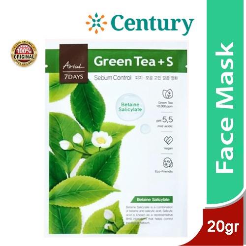 Gambar Ariul 7Days Mask Green Tea +S 20 GR / Sheet Mask / Perawatan Wajah dari Apotik Century undefined Tokopedia