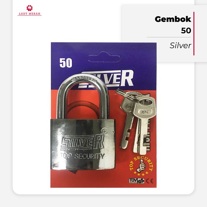 Gambar Gembok Silver 50mm Original - 50mm Panjang 50mm Pendek - Pendek dari lautmerah57 undefined Tokopedia