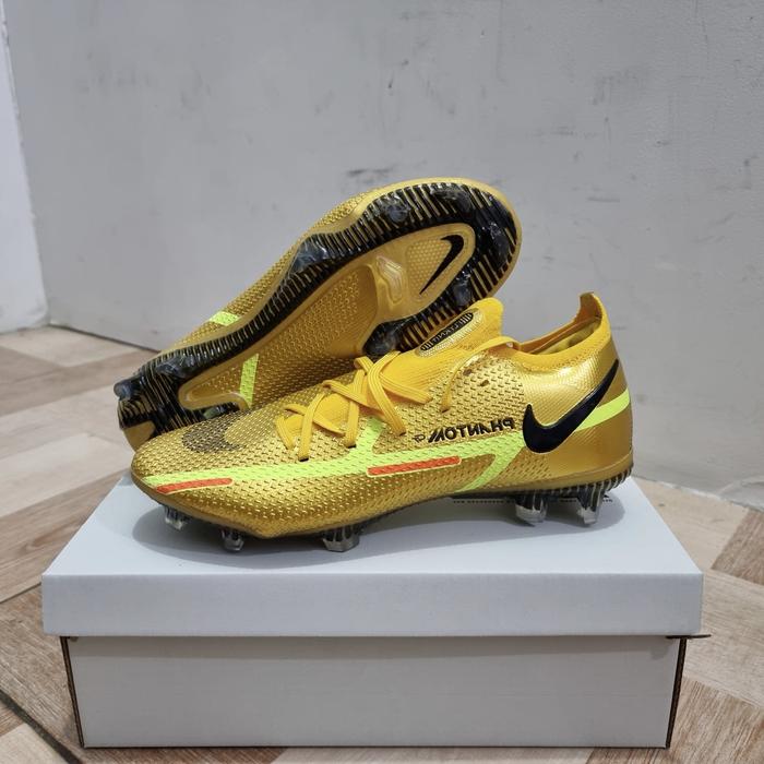 Jual Sepatu Bola Nike Phantom Gt2 Elite Emas Gold Fg Soccer Pria
