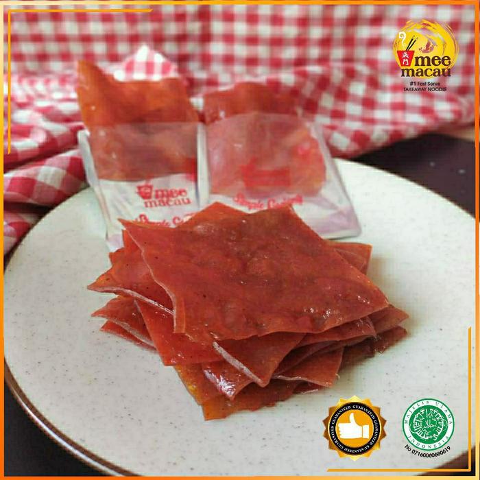 Gambar Dendeng Siap Makan Sachet | Pocket Jerky | Dendeng Panggang Singapura - Kotak Utuh dari Mee Macau Noodle Mie undefined Tokopedia