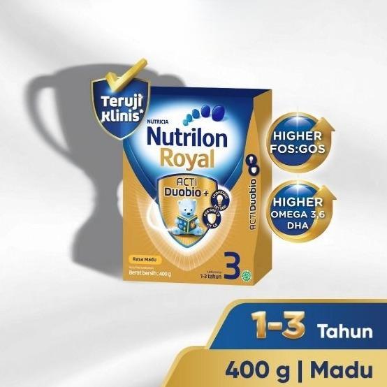 Gambar NUTRILON ROYAL 3 MADU SUSU PERTUMBUHAN BUBUK 400GR SUSU BAYI SUSU ANAK dari Asia Grocery undefined Tokopedia