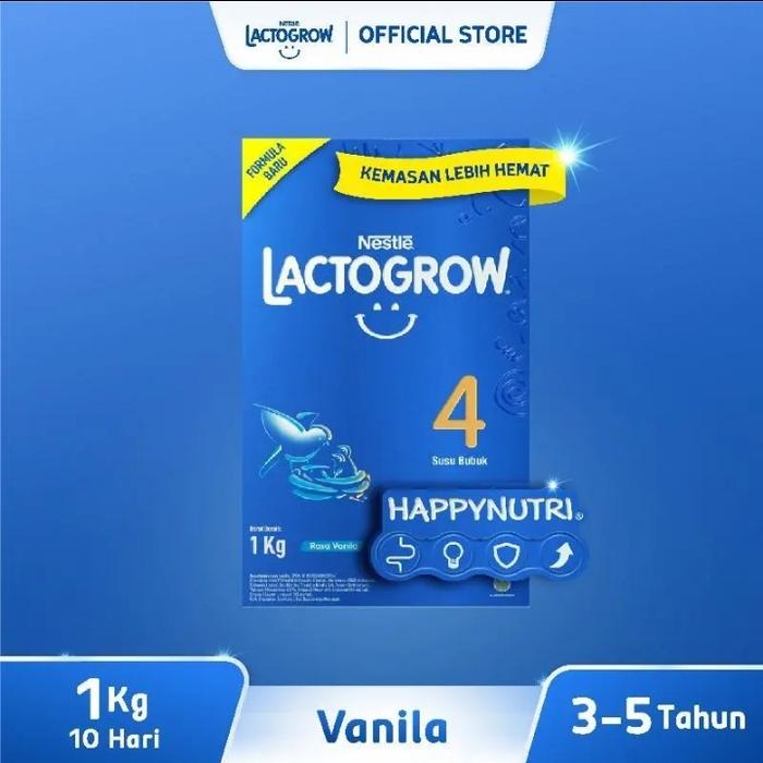 Gambar LACTOGROW 4 (3-5th) Susu Vanilla/Madu Box - 1000gr - Madu dari Dunia Ibu dan Balita undefined Tokopedia