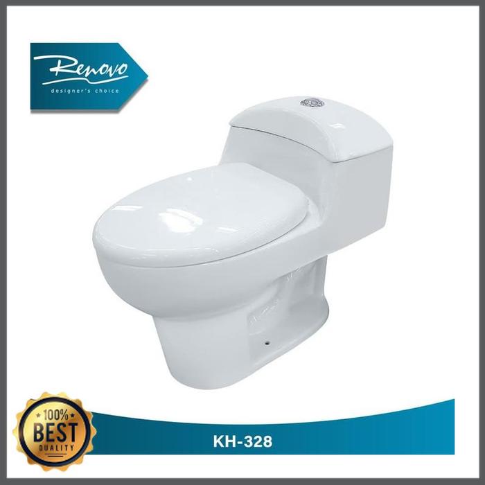 Gambar Closet Duduk Renovo Kh328 KH 328 AS30CM One Piece / Closet Duduk - NO PAKET dari Depok Sanitary Store undefined Tokopedia