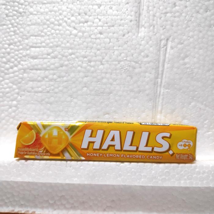 Gambar Permen Stik Candy Halls 1Stik isi 9pieces Asli Import Malaysia - Honey Lemon dari ramcar17 undefined Tokopedia