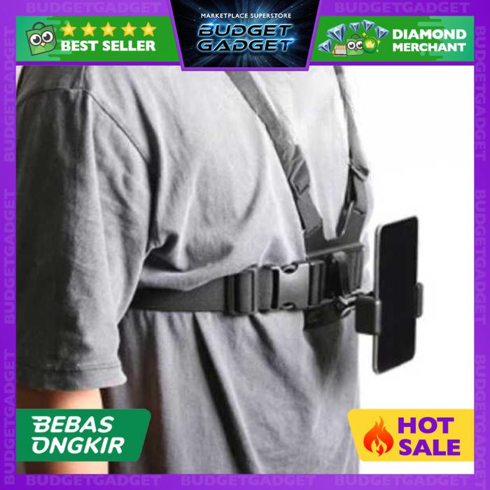Gambar Wrva Chest Harness Belt Strap 5 in 1 for GoPro & Smartphone - WYA01 dari BudgetGadget undefined Tokopedia