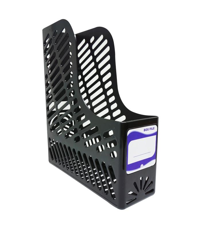 Gambar Box File Plastik Import Kotak Organizer Kantor PA060 - Hitam dari Ebs Online Shop undefined Tokopedia
