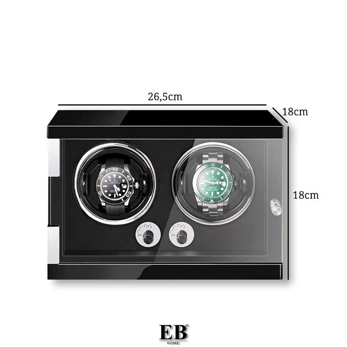 Gambar Kotak Tempat Jam Tangan Varian Slot / Watch Winder Box 511/1-9 - 6. (2 Slot) dari Guci Keramik Store undefined Tokopedia