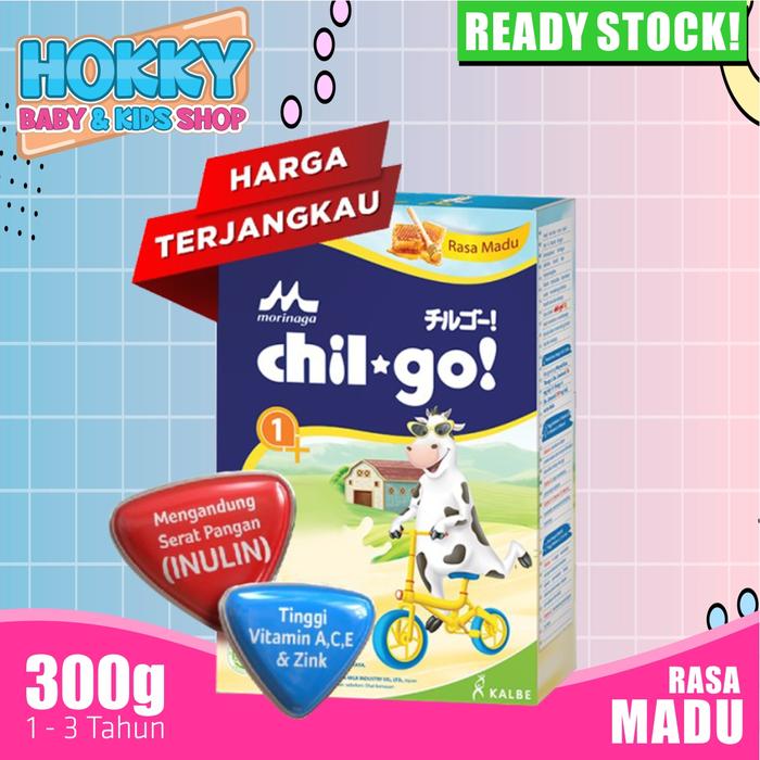 Gambar Morinaga Chil Go 1+ Madu 300gr - Susu Formula Anak Balita 1-3 Tahun - Honey, 300gr dari Hokky Baby And Kids Shop undefined Tokopedia