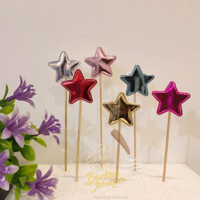 Gambar CAKE TOPPER BINTANG / TOPPER LUCU - RAINBOW dari Berkat Fatmawati TBK undefined Tokopedia