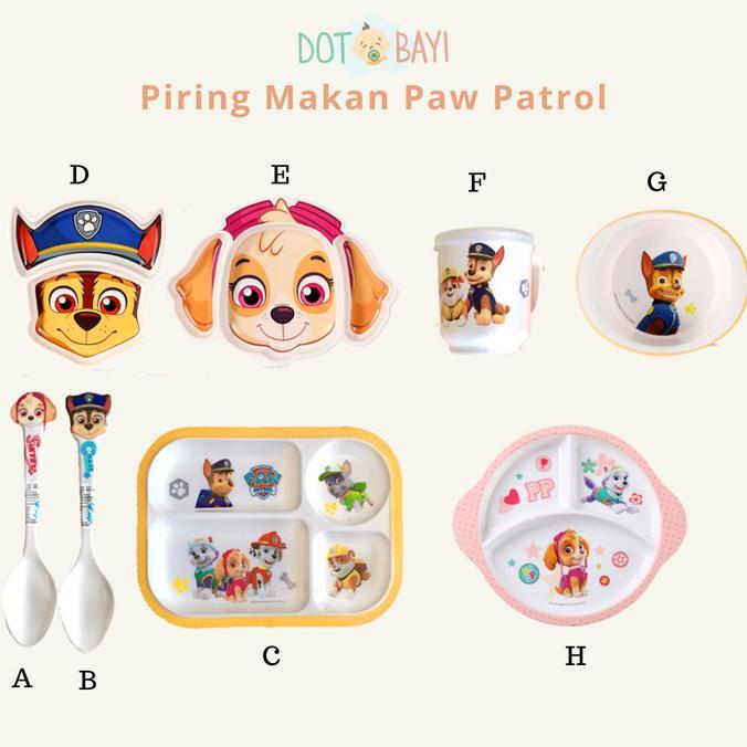 Gambar PM 004 PIRING MANGKOK MELAMIN ANAK FEEDING SET KARAKTER PAW PATROL - A dari ANOM88 STORE undefined Tokopedia