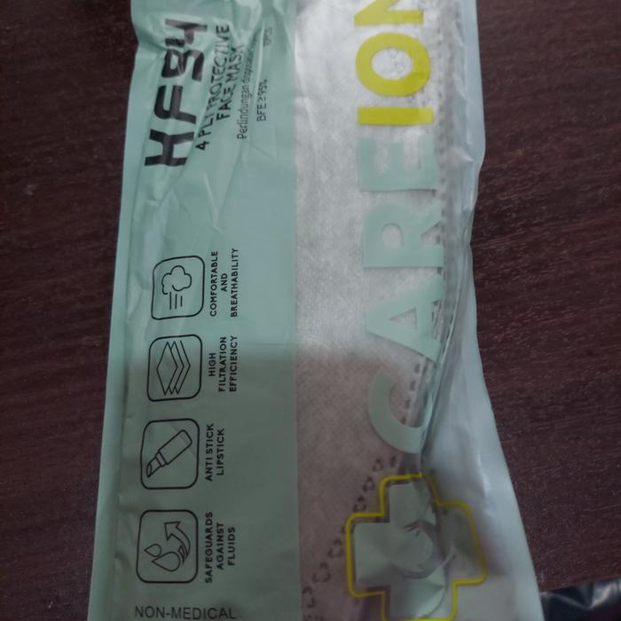 Gambar Masker Premium kf94 Gradation embos Careion mix 5 warna isi 10pcs - Matcha dari Vigoe store undefined Tokopedia