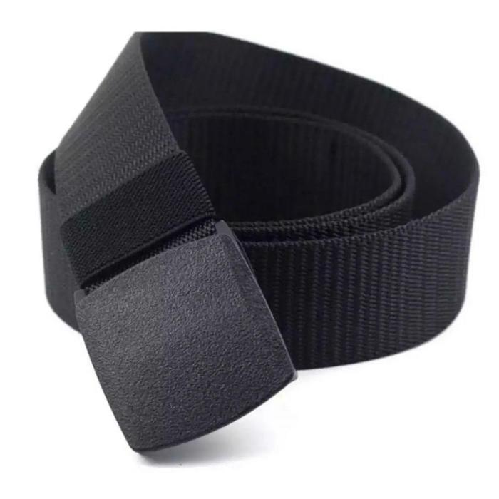 Gambar Ikat Pinggang / Gesper Nilon Sabuk Pria - Hitam dari Arfan Five Brother's undefined Tokopedia