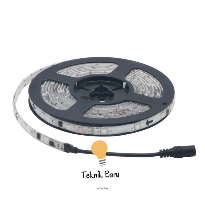 Gambar Lampu Led Strip RGB 5050 Ip44 Running Berjalan set Adaptor Warna Warni - LED 4 METER dari TEKNIK BARU ELEKTRIK undefined Tokopedia