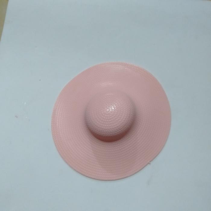 Gambar Miniatur Topi Pantai Lebar Boneka - Merah Muda dari Kosmetik-Murah undefined Tokopedia