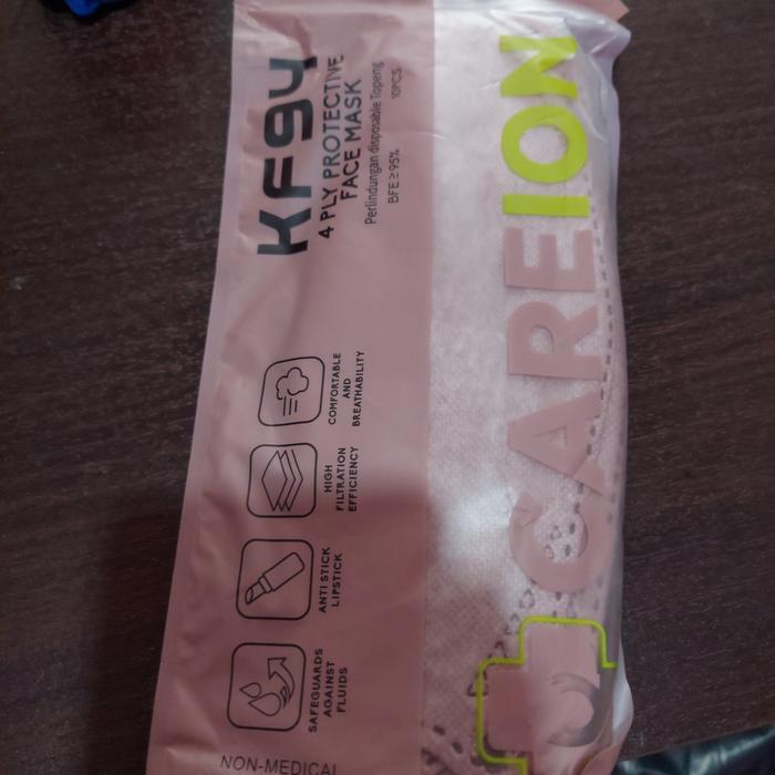 Gambar Masker Premium kf94 Gradation embos Careion mix 5 warna isi 10pcs - shrimpink dari Vigoe store undefined Tokopedia