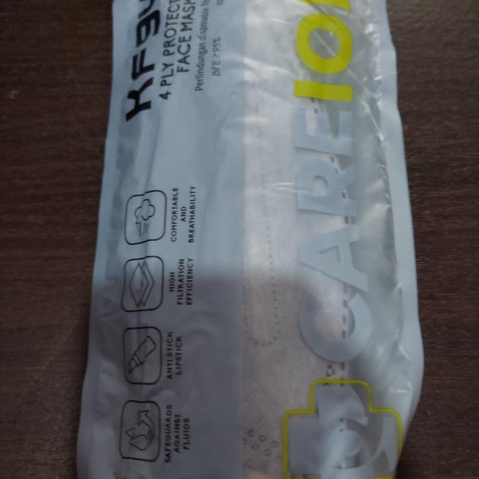 Gambar Masker Premium kf94 Gradation embos Careion mix 5 warna isi 10pcs - Blue Jeans dari Vigoe store undefined Tokopedia