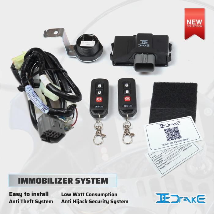 Gambar Drake Immobilizer Alarm Universal Untuk Semua Motor - LEXI 125 dari rdmotoshop undefined 5 Tokopedia
