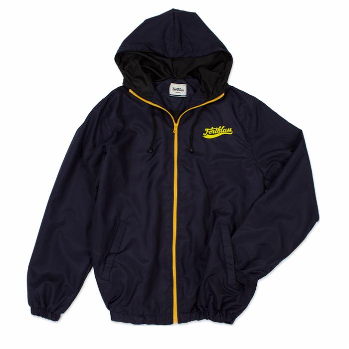 Gambar Risrus Outerwear Unisex Windbreaker Jaket Running Lari Gym Parasut - Navy, S dari RisRus Official undefined Tokopedia