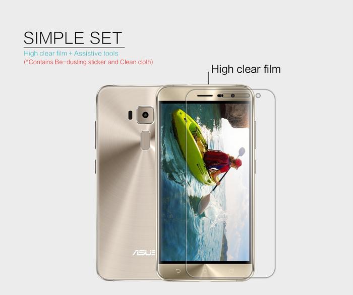 Gambar Screen Protector Asus Zenfone 3 ZE520KL ZA520KL Protective Film - Clear, Simple Pack dari PusatGadget undefined Tokopedia