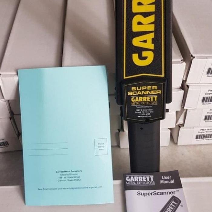 Gambar Metal Ditector Garret Super Scanner / Alat Pendeteksi Logam dari Distributor Safety Online undefined Tokopedia